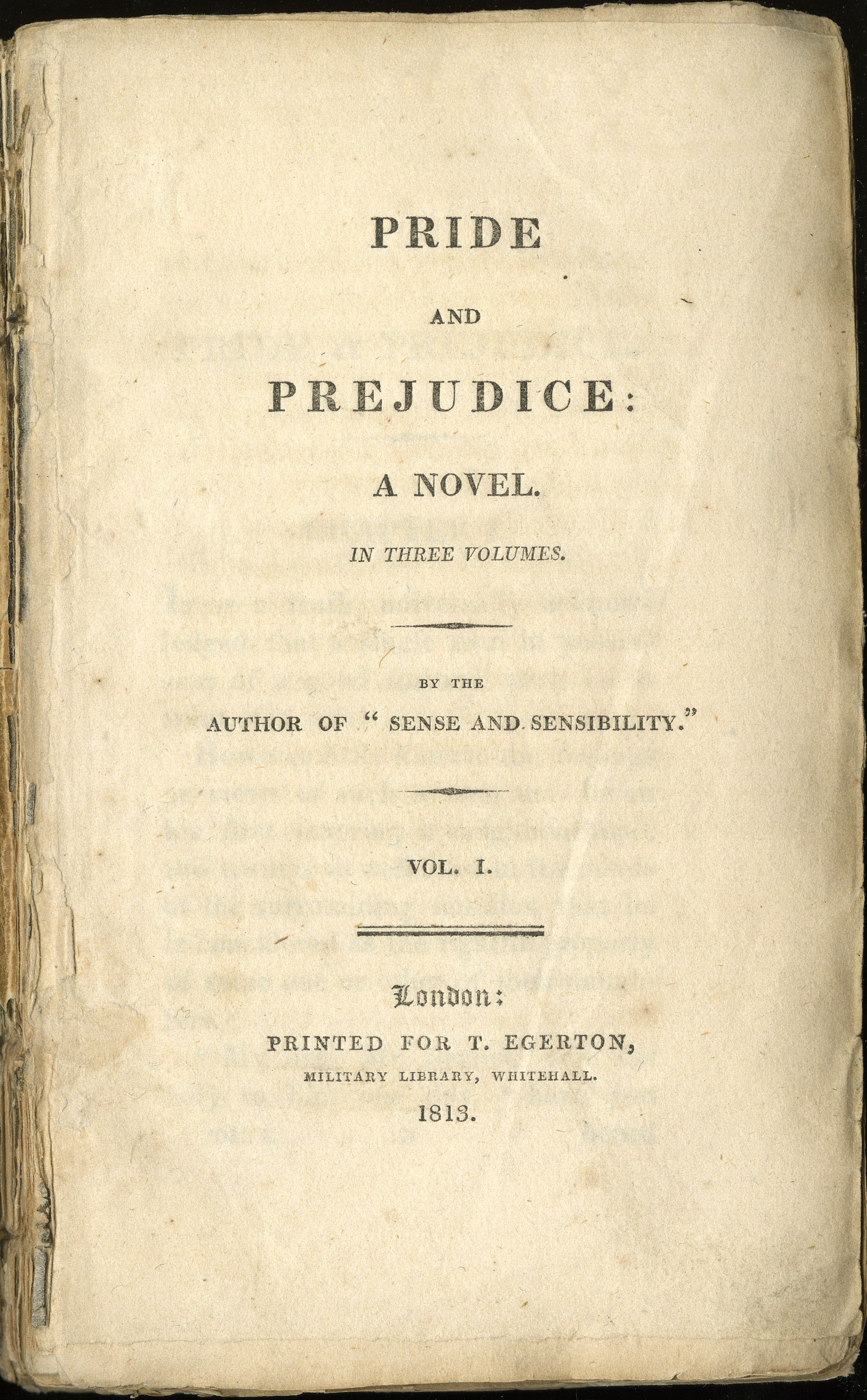 Title page for the first edition