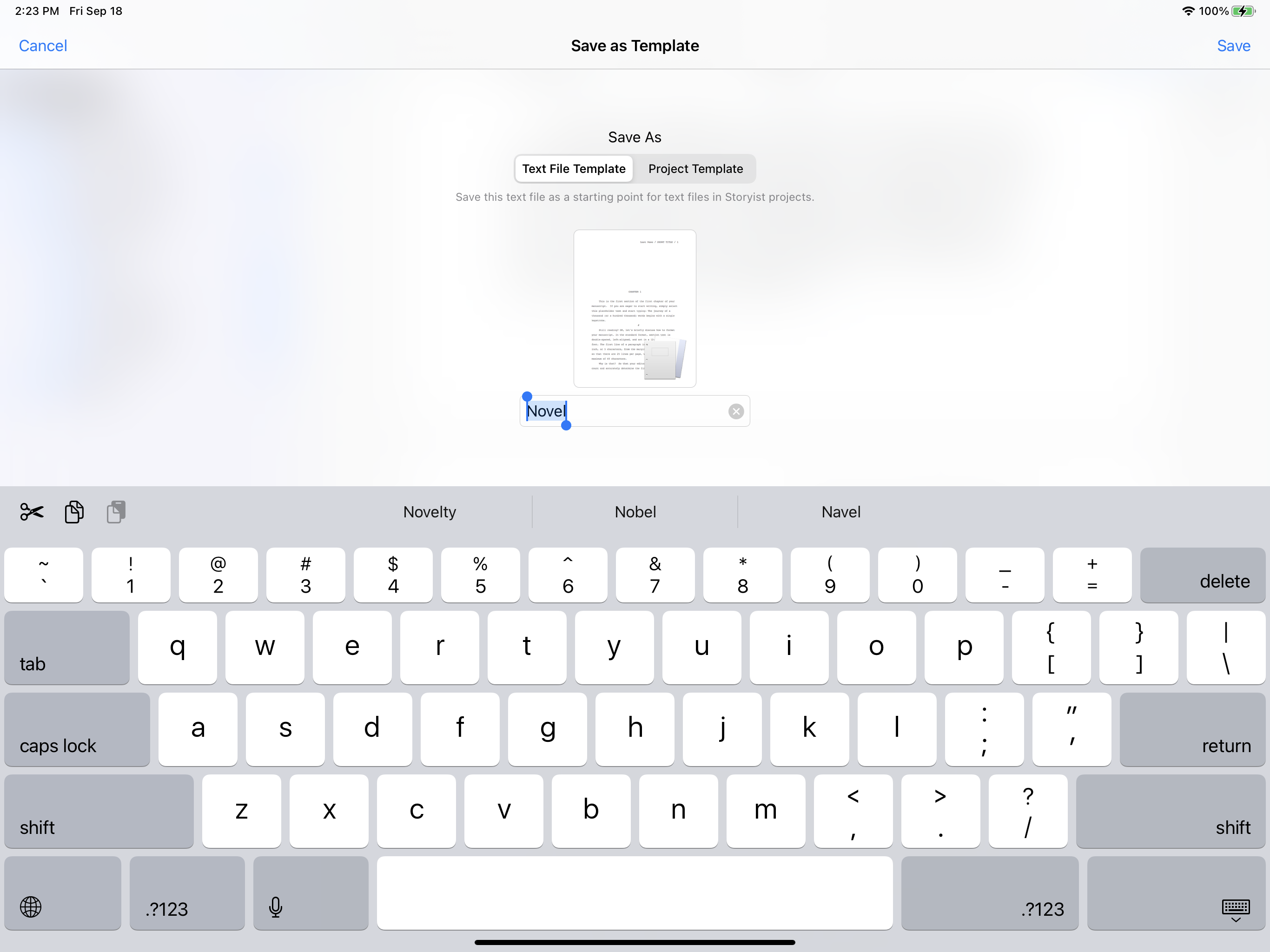 storyist ios