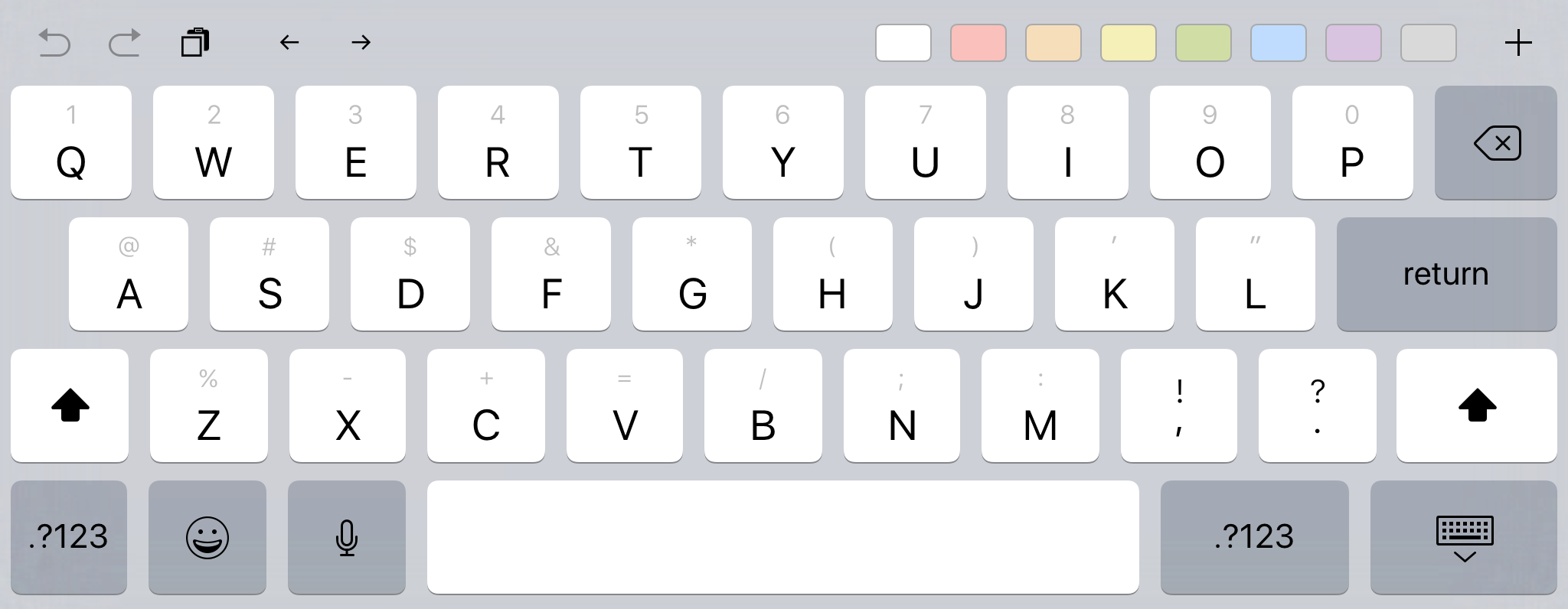 Index Card Keyboard